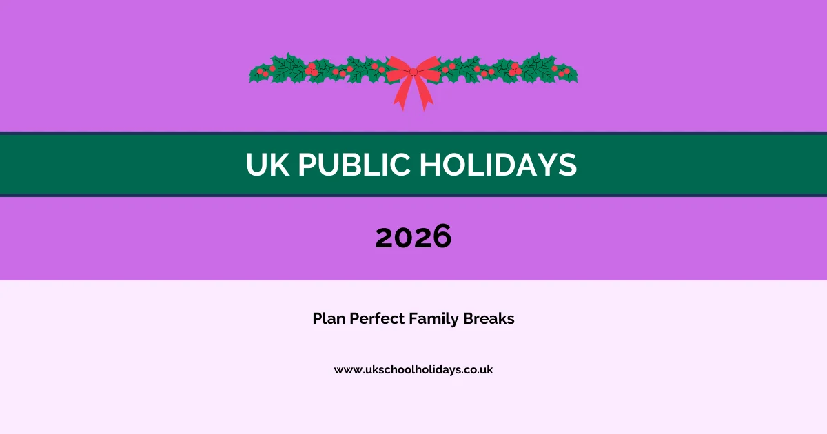 UK Public Holidays 2026